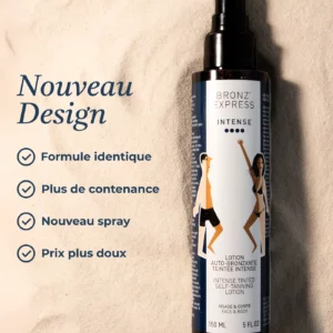 Lotion auto-bronzante teintée intense