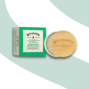 Kit Rasage Savon & Bol Vetiver & Sandalwood The Scottish Fine Soaps Company