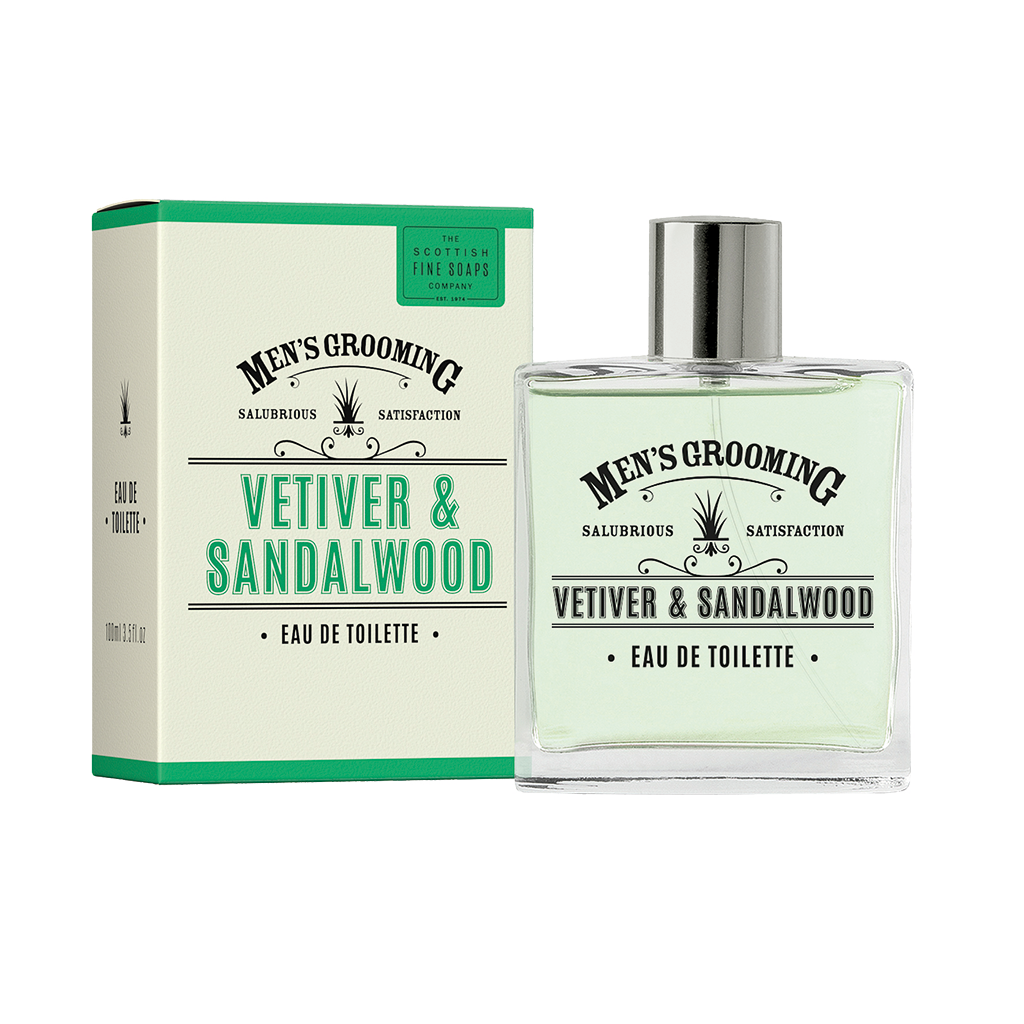 Eau de Toilette Vetiver & Sandalwood 100 ml The Scottish Fine Soaps Company