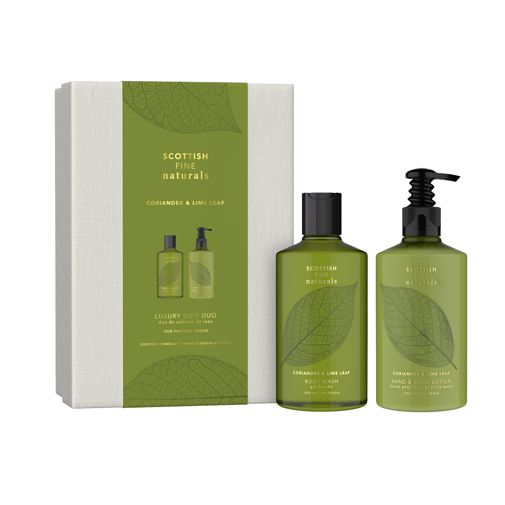 Coffret Naturals Coriander & Lime Leaf The Scottish Fine Soaps Company